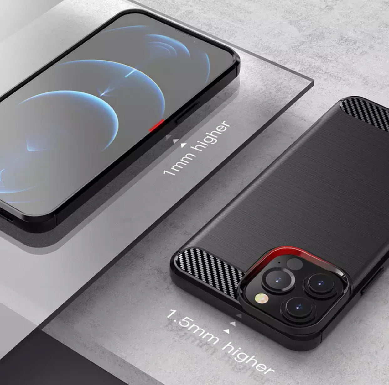 Simple Carbon Fiber Phone Case- for selected Apple iPhone models - Super Savings Technologies Co.,LTD Simple Carbon Fiber Phone Case- for selected Apple iPhone models - Super Savings Technologies Co.,LTD